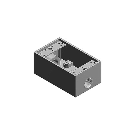 Abb Electrical Box, Outlet, Aluminum T11-FP